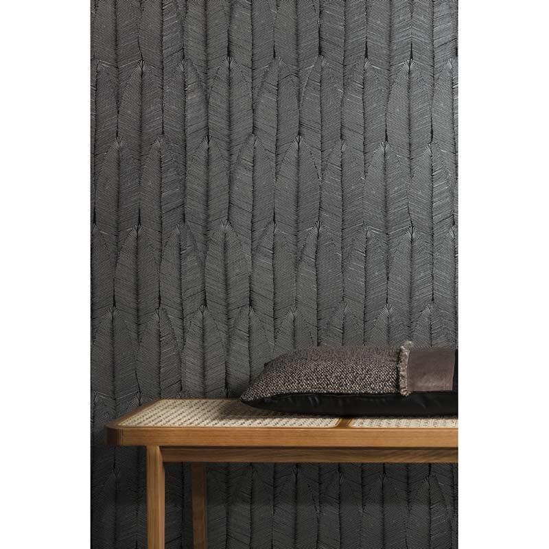 Tapete Grau, Silber, Schwarz, Anthrazit MASUREEL Vliestapete (1035619)