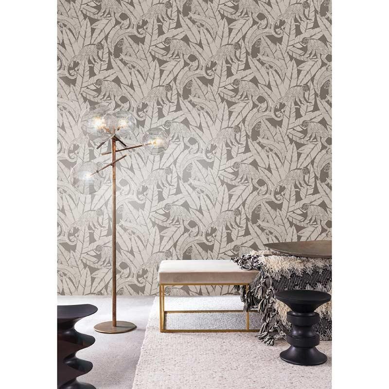 Tapete Grau, Silber MASUREEL Vliestapete (1035592)