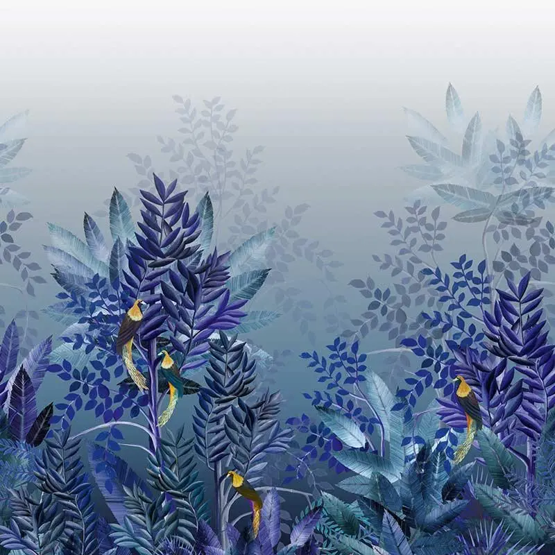 Digitaldruck-Tapete Blau MASUREEL (1035588)