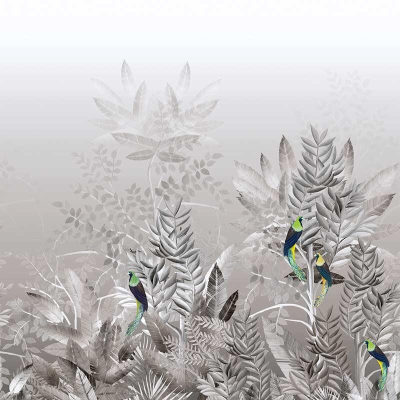 Digitaldruck-Tapete Grau, Silber MASUREEL (1035584)