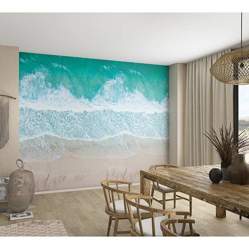 Digitaldruck-Tapete Türkis Marburg (1035569)