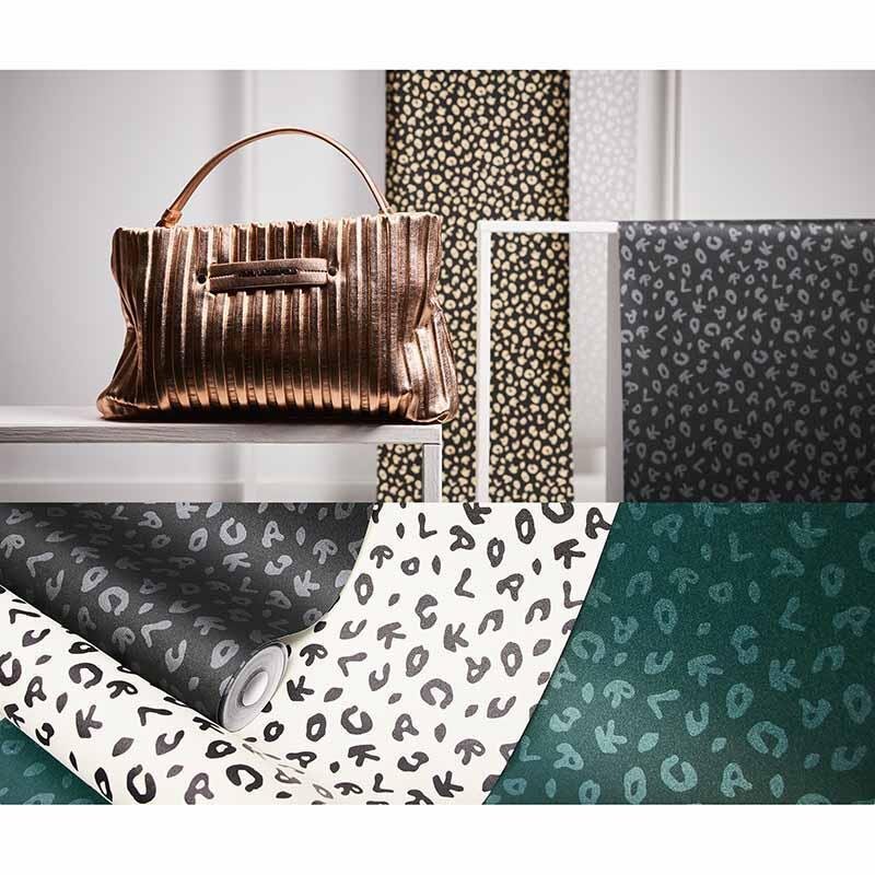 Tapete Gold, Kupfer, Schwarz, Anthrazit Karl Lagerfeld Vliestapete (1035442)