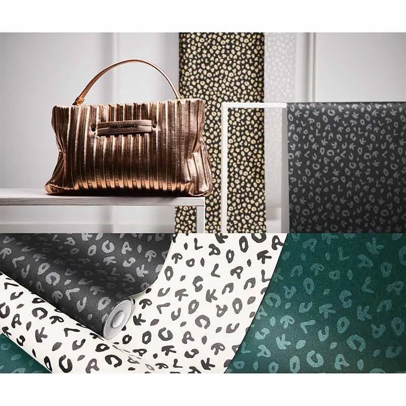 Tapete Gold, Kupfer, Schwarz, Anthrazit Karl Lagerfeld Vliestapete (1035442)