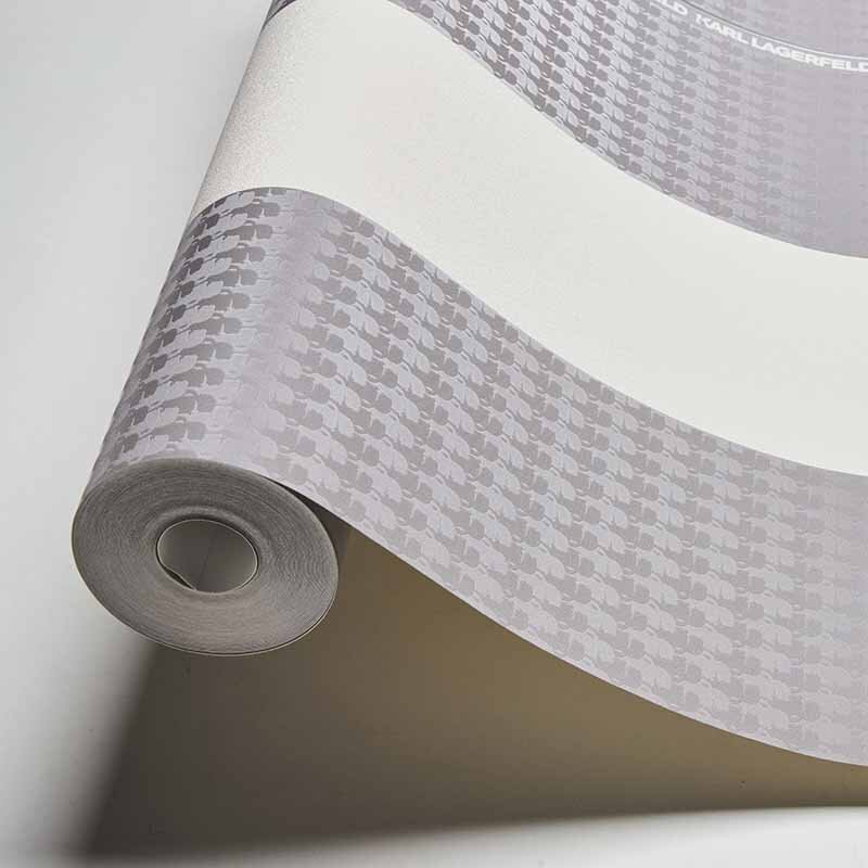 Tapete Grau, Silber Karl Lagerfeld Vliestapete (1035428)
