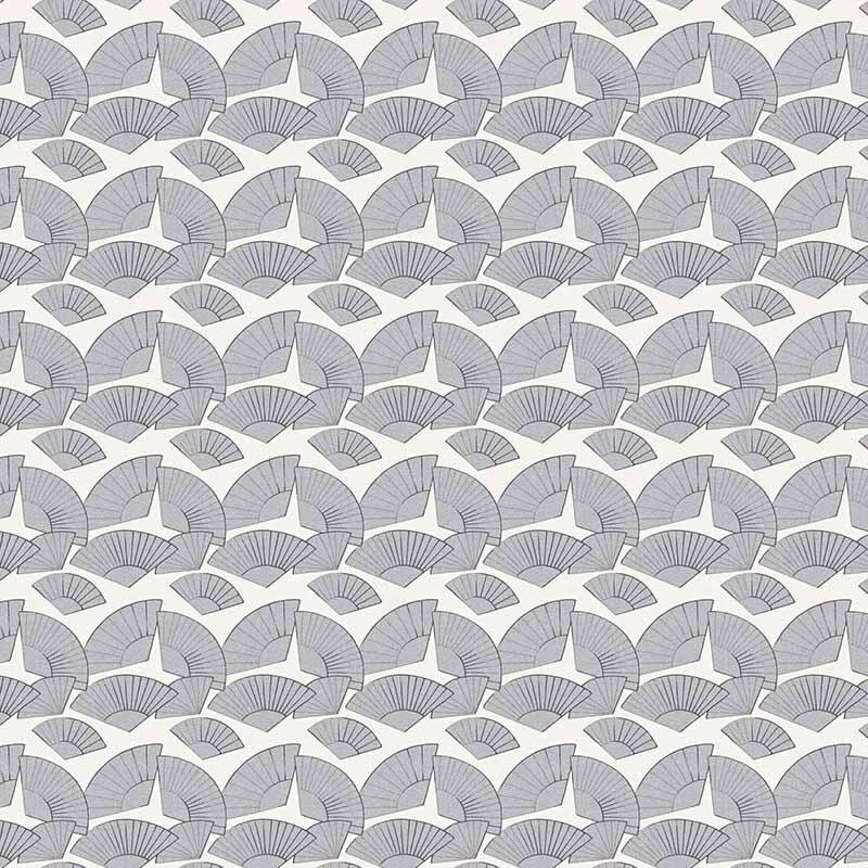 Tapete Grau, Silber Karl Lagerfeld Vliestapete (1035423)