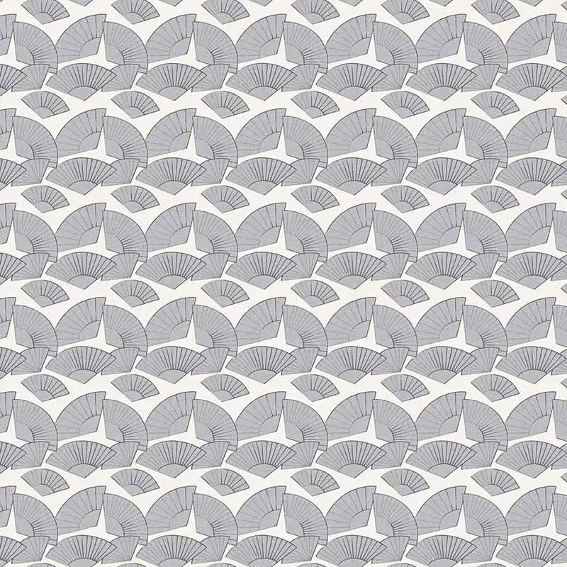 Tapete Grau, Silber Karl Lagerfeld Vliestapete (1035423)