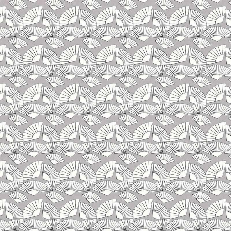 Tapete Grau, Silber Karl Lagerfeld Vliestapete (1035418)