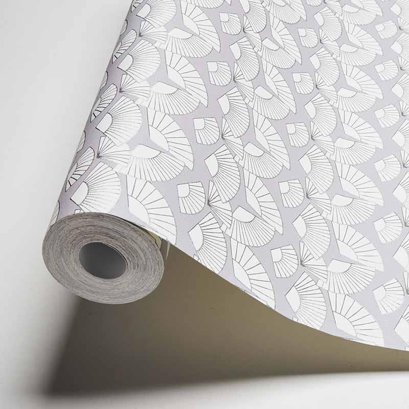 Tapete Grau, Silber Karl Lagerfeld Vliestapete (1035418)