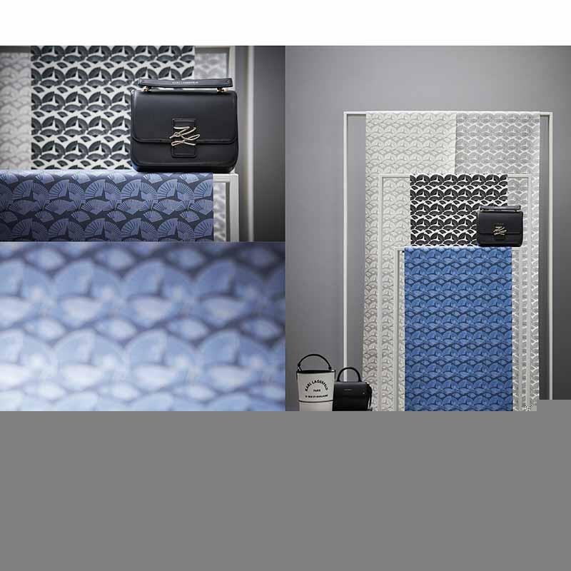 Tapete Grau, Silber Karl Lagerfeld Vliestapete (1035418)