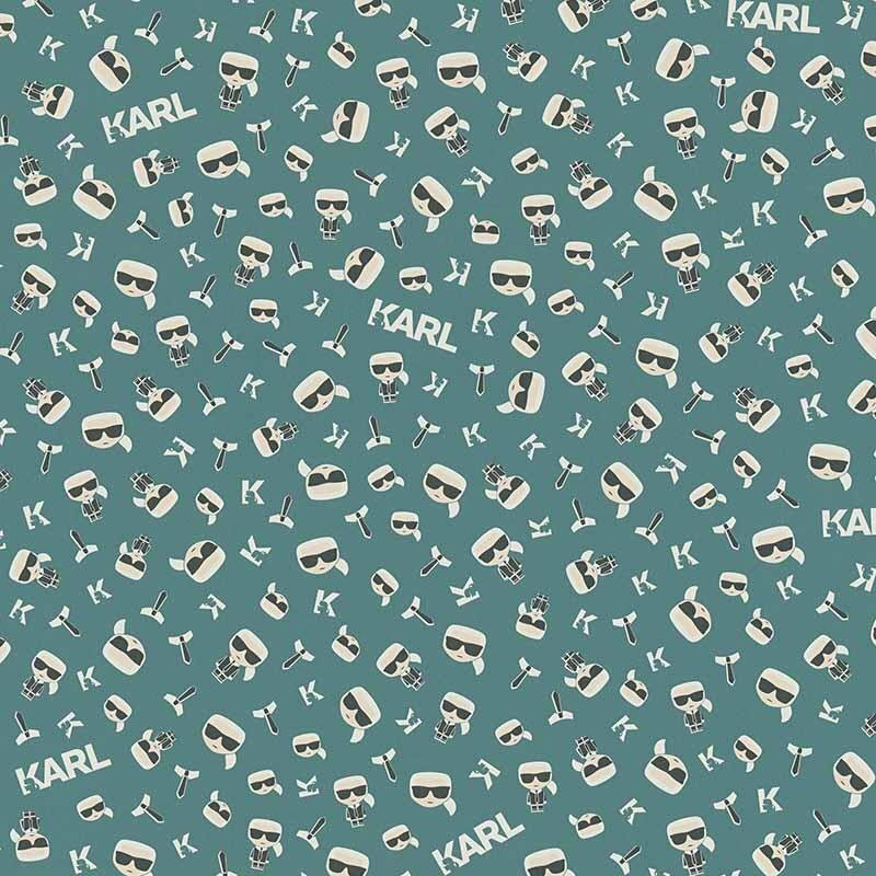 Tapete Blau Karl Lagerfeld Vliestapete (1035402)