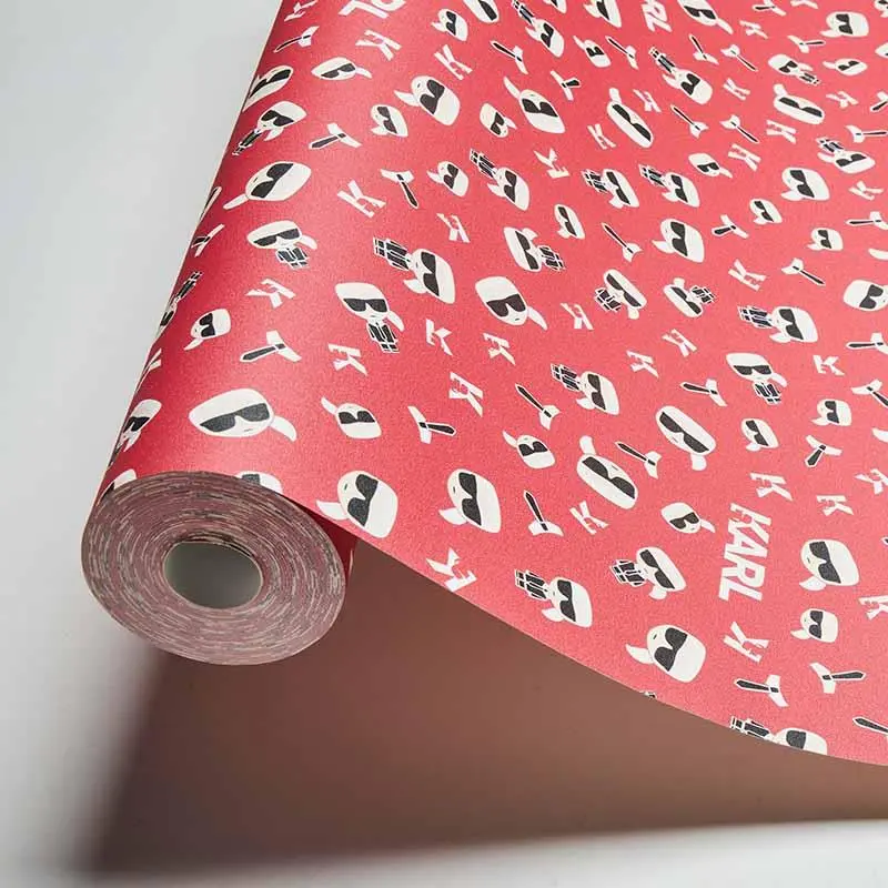 Tapete Rot Karl Lagerfeld Vliestapete (1035401)