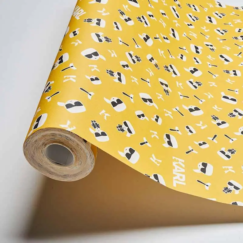 Tapete Gelb, Vanille Karl Lagerfeld Vliestapete (1035400)