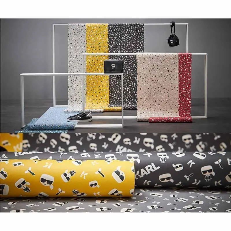 Tapete Grau, Silber Karl Lagerfeld Vliestapete (1035398)