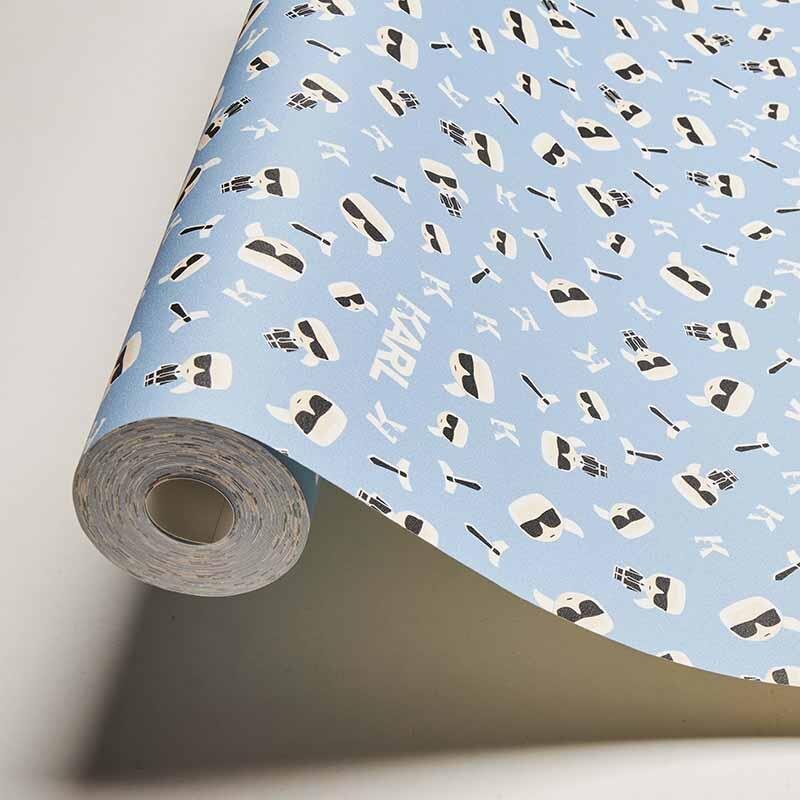 Tapete Blau Karl Lagerfeld Vliestapete (1035397)