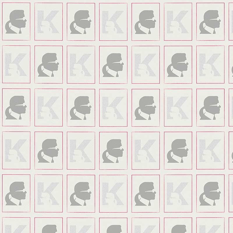 Tapete Weiß Karl Lagerfeld Vliestapete (1035393)