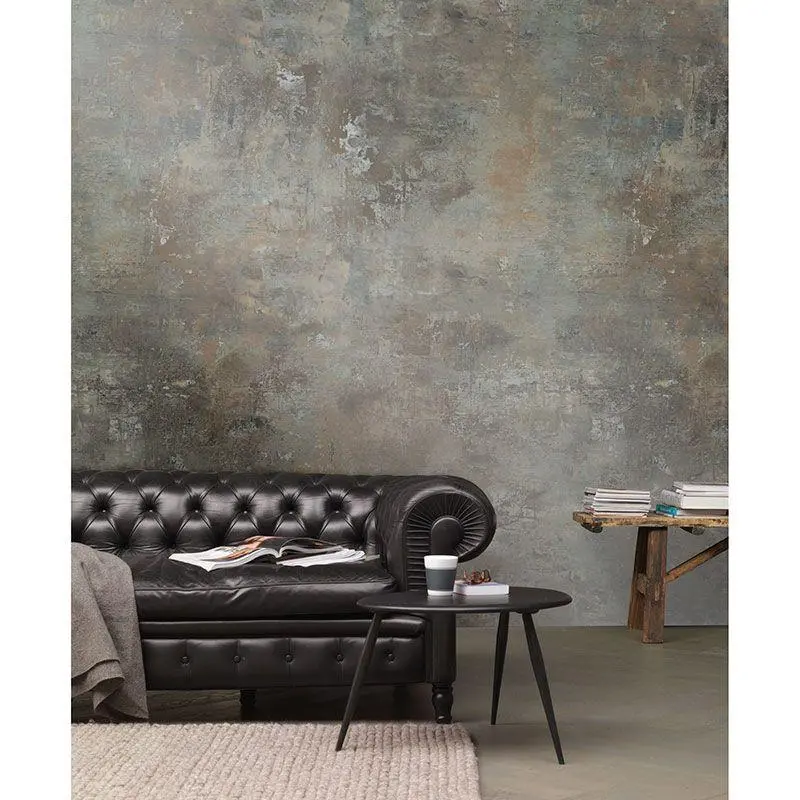 Digitaldruck-Tapete Grau, Silber, Schwarz, Anthrazit Rasch (1043155)