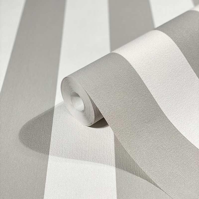 Tapete Grau, Silber, Weiß Novamur Vliestapete (1035128)