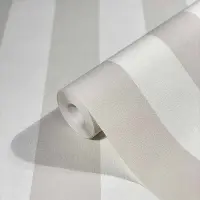 Tapete Grau, Silber, Wei&szlig; Novamur Vliestapete...