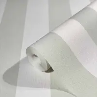 Tapete Gr&uuml;n, Wei&szlig; Novamur Vliestapete (1035126)