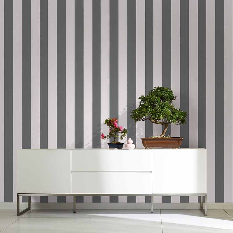 Tapete Schwarz-Weiß Novamur Vliestapete (1035123)