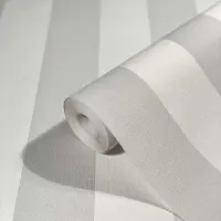 Tapete Grau, Silber, Wei&szlig; Novamur Vliestapete...