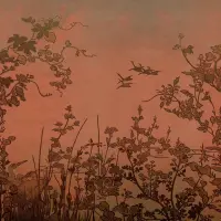 Digitaldruck-Tapete Rot Eijffinger (1044004)