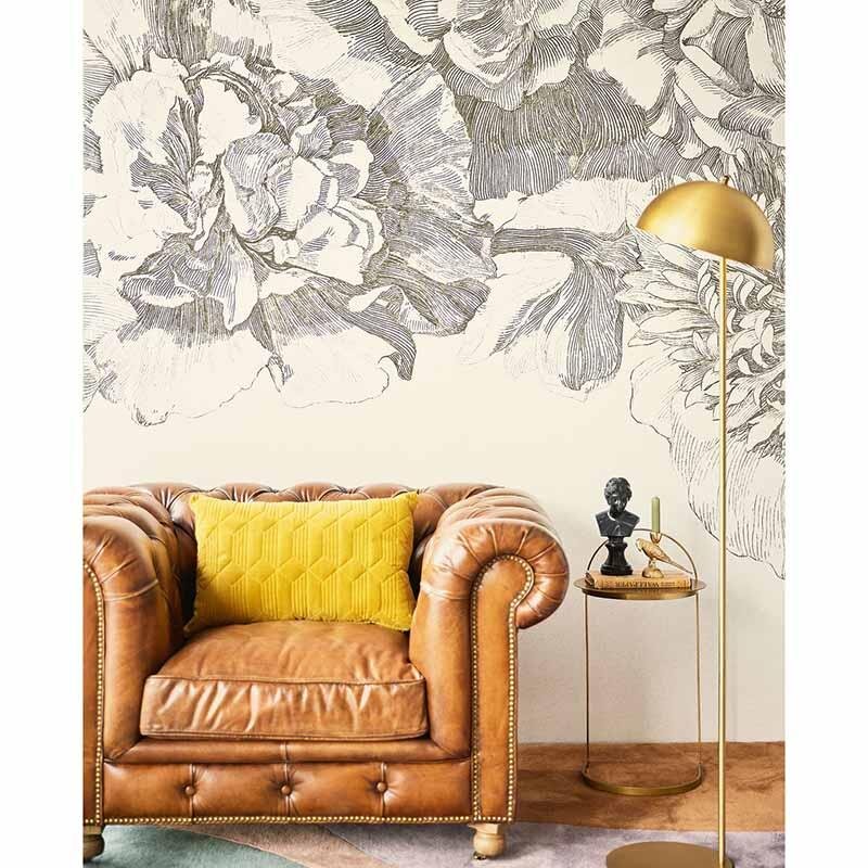 Digitaldruck-Tapete Schwarz, Anthrazit Eijffinger (1034846)