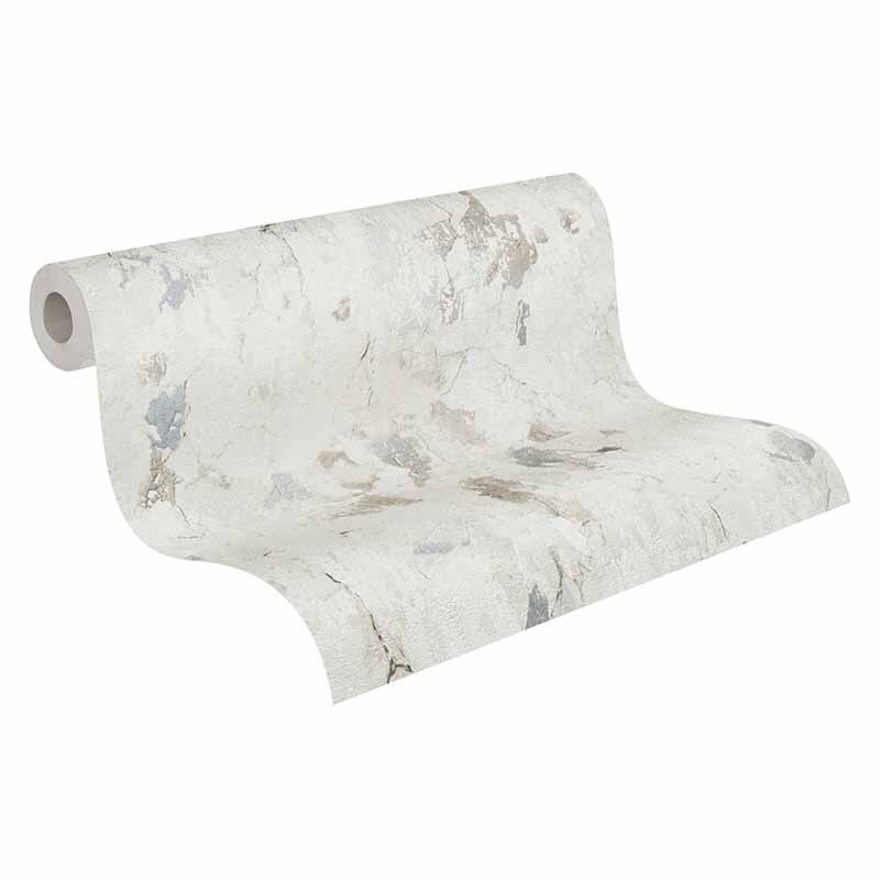 Tapete Beige, Creme, Grau, Silber livingwalls Vliestapete (1034724)