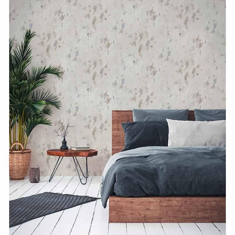 Tapete Beige, Creme, Grau, Silber livingwalls Vliestapete (1034724)