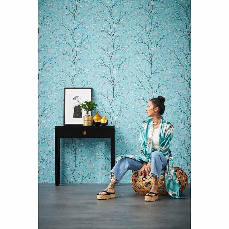 Tapete Blau livingwalls Vliestapete (1034704)