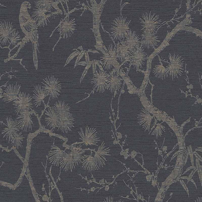 Tapete Schwarz, Anthrazit livingwalls Vliestapete (1034666)