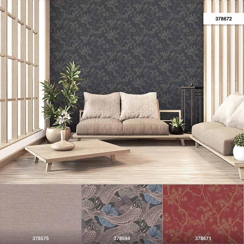 Tapete Schwarz, Anthrazit livingwalls Vliestapete (1034666)