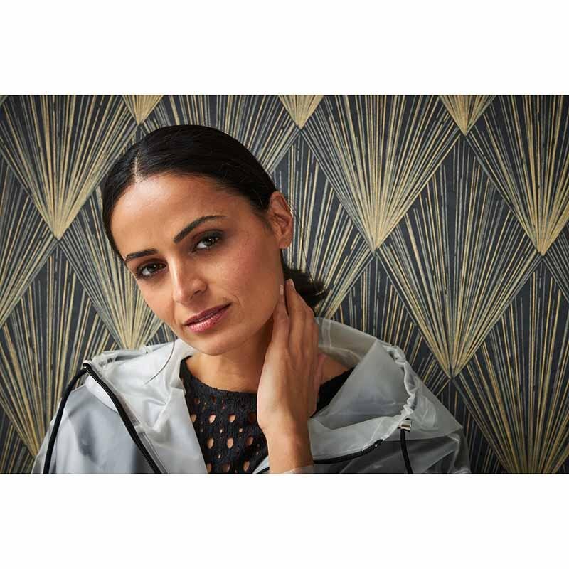 Tapete Gold, Kupfer, Schwarz, Anthrazit livingwalls Vliestapete (1034650)