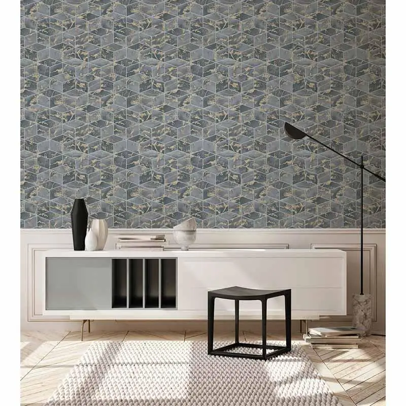 Tapete Grau, Silber livingwalls Vliestapete (1034646)