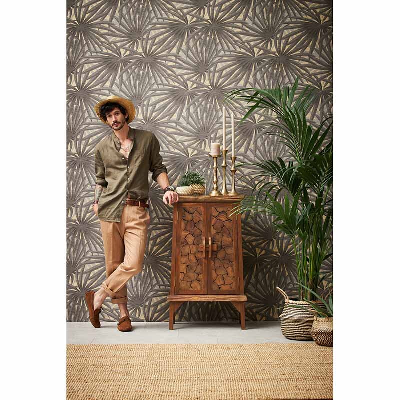 Tapete Braun, Gold, Kupfer livingwalls Vliestapete (1034642)