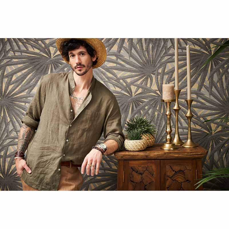 Tapete Braun, Gold, Kupfer livingwalls Vliestapete (1034642)