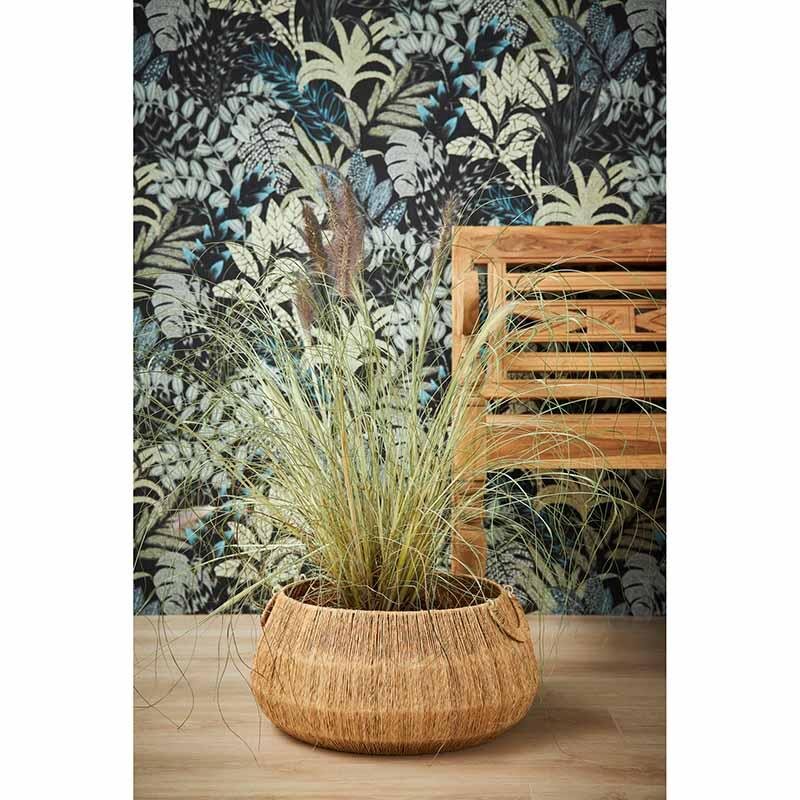 Tapete Grün, Schwarz, Anthrazit livingwalls Vliestapete (1034633)