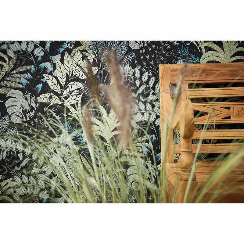 Tapete Grün, Schwarz, Anthrazit livingwalls Vliestapete (1034633)