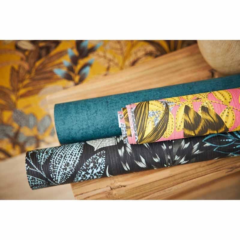 Tapete Grün, Schwarz, Anthrazit livingwalls Vliestapete (1034633)