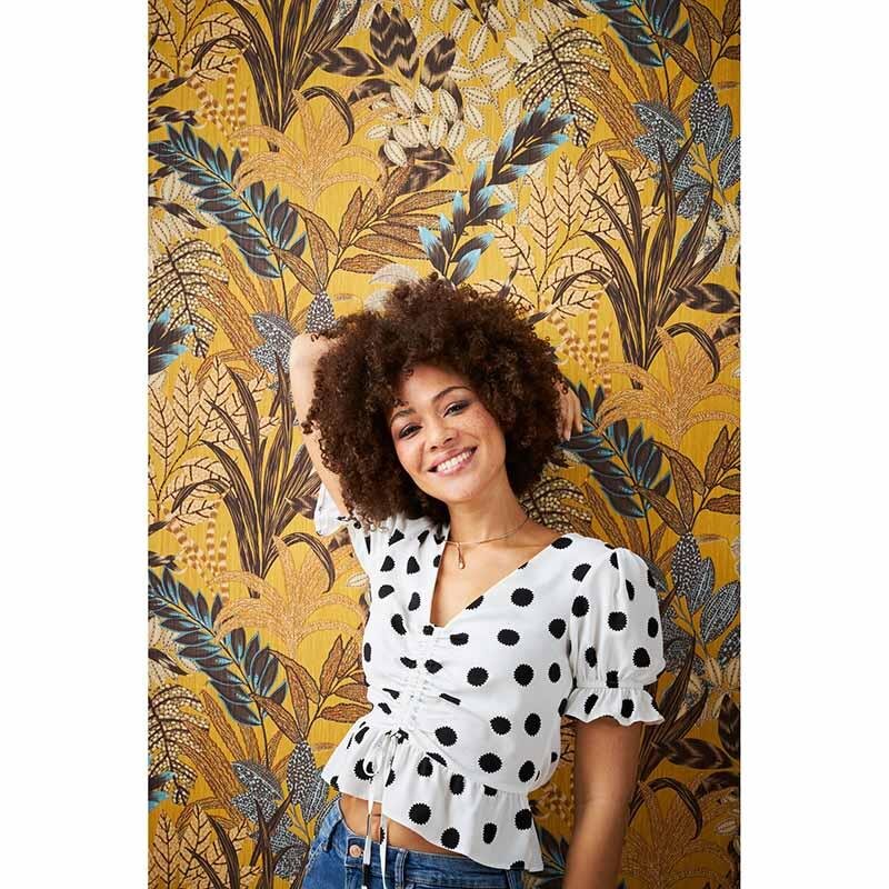 Tapete Gelb, Vanille livingwalls Vliestapete (1034631)