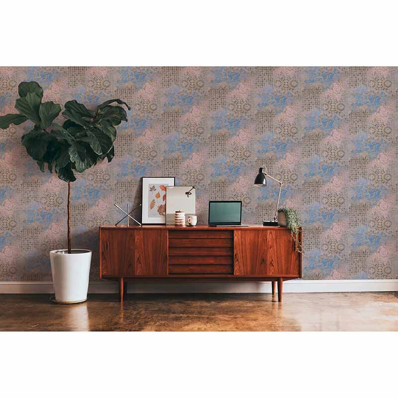 Tapete Gold, Kupfer, Rot, Schwarz, Anthrazit livingwalls Vliestapete (1034629)