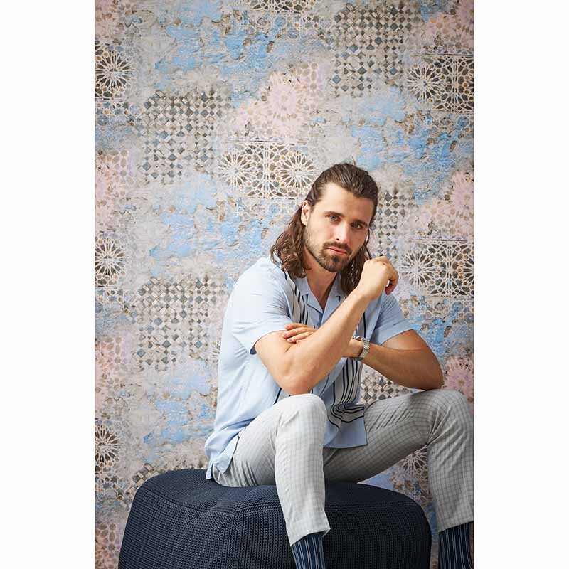 Tapete Gold, Kupfer, Rot, Schwarz, Anthrazit livingwalls Vliestapete (1034629)