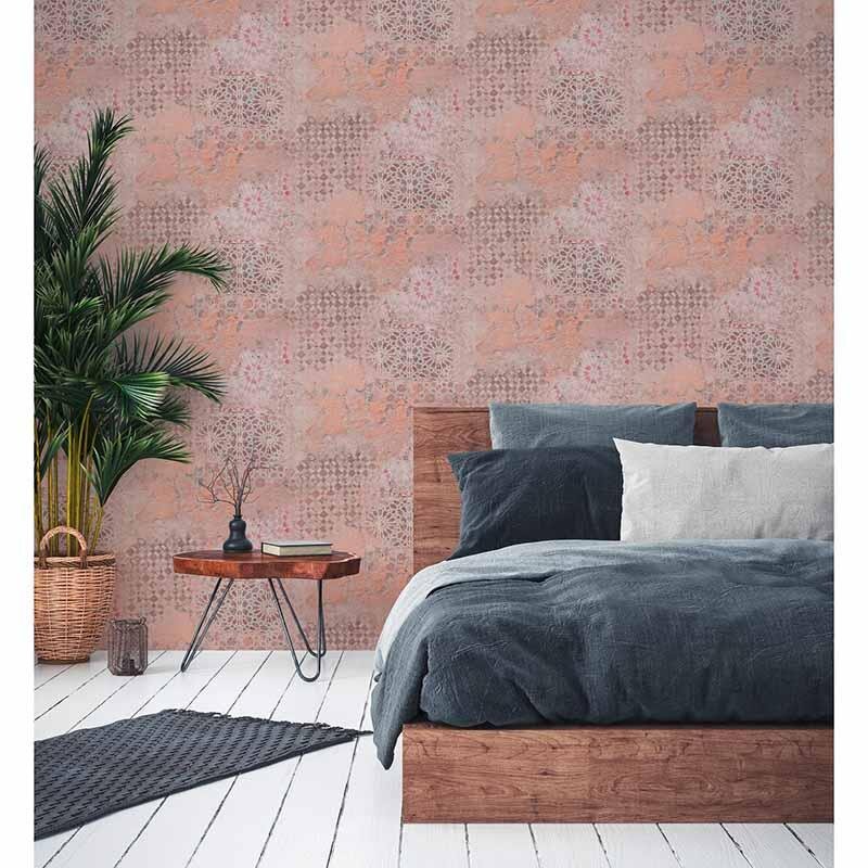 Tapete Pastellfarben, Rosa, Rose livingwalls Vliestapete (1034624)