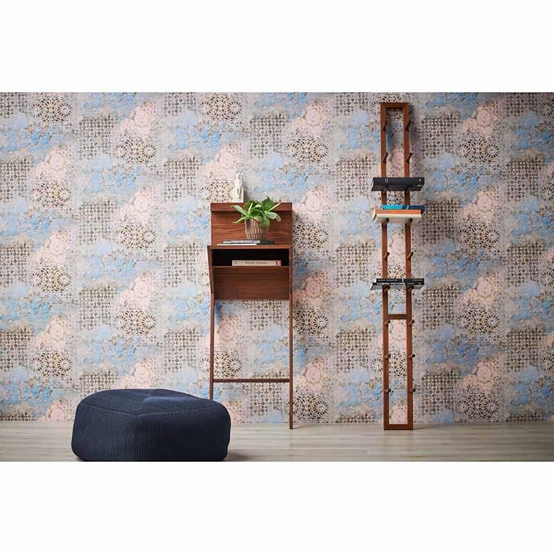 Tapete Blau, Grau, Silber livingwalls Vliestapete (1034623)