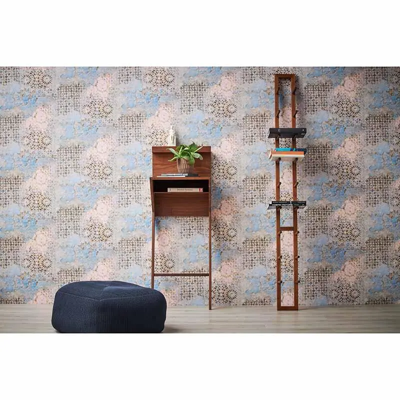 Tapete Blau, Grau, Silber livingwalls Vliestapete (1034623)