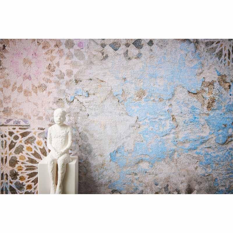 Tapete Blau, Grau, Silber livingwalls Vliestapete (1034623)