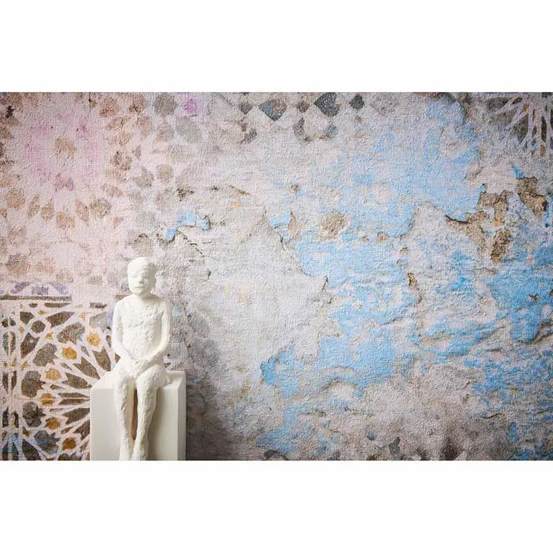 Tapete Blau, Grau, Silber livingwalls Vliestapete (1034623)