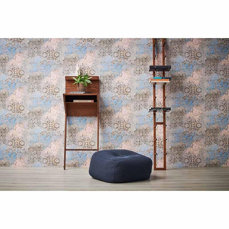 Tapete Blau, Grau, Silber livingwalls Vliestapete (1034623)