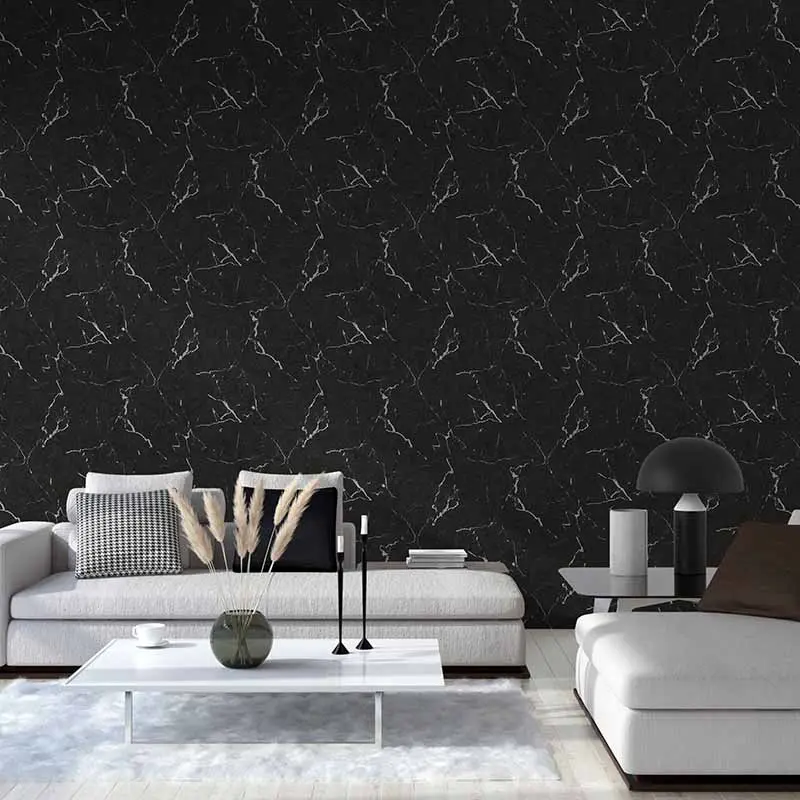 Tapete Schwarz, Anthrazit livingwalls Vliestapete (1034612)