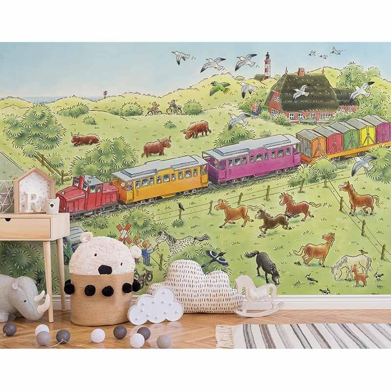 Digitaldruck-Tapete Train livingwalls (1034278)